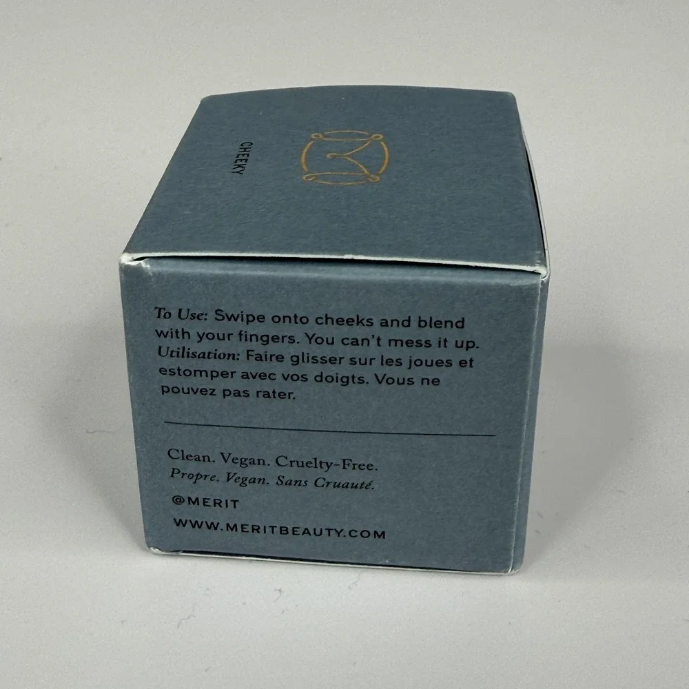 Merit Flush Balm Cheek Color Cheeky 0.31oz Vegan Clean Blush Tint New Boxed